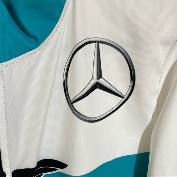 Men’s windbreaker Primal official bicycle race jacket branded Mercedes Benz SZ L - Picture 9 of 16